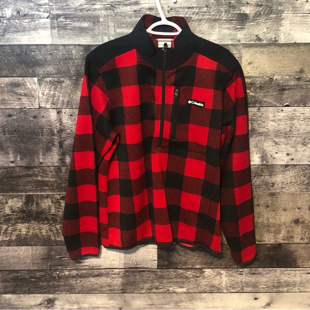 Columbia Men’s Quarter Zip Buffalo Size Large